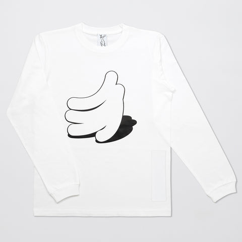 POP-BANANA long sleeve T-shirt（WHITE）