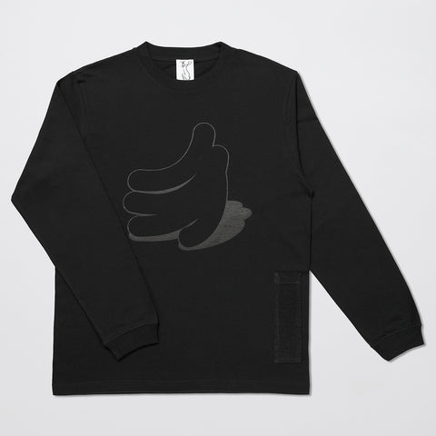 POP-BANANA long sleeve T-shirt（BLACK）